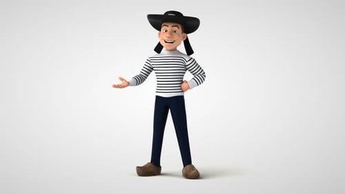 Fun breton character animation