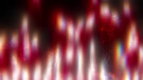 Filmmusik Hintergrund mit roten Partikeln