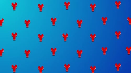 Boucle d'arrière-plan d'animation d'Icones à clé