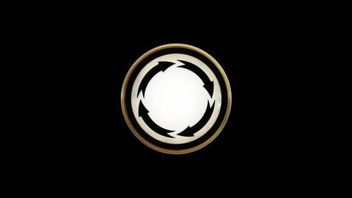 Transparent Curved Circle Arrows