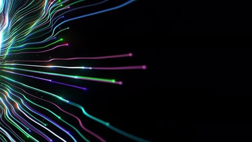 Fiber optic Global Connection network Ai line circuit technology Data Transfer abstract 5g back