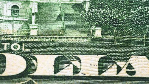 Capitol Building on Fifty Dollar Bill