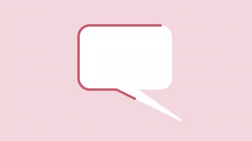 Cuadro de Diálogo Pop Aislado Animado