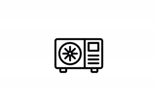window AC line icon animation