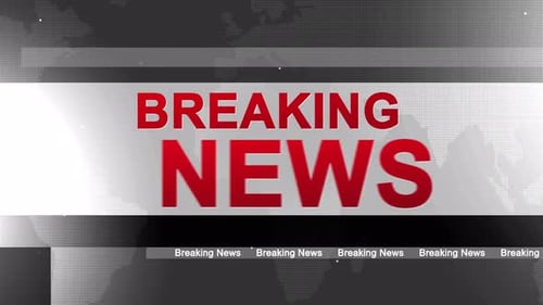Modern Breaking News Broadcast Title Animation