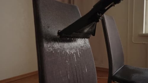 Chair Cleaning with Upholstery Cleaner at Home