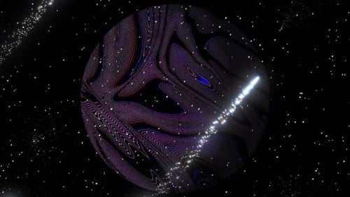 Boucle Space Vj en chrome liquide