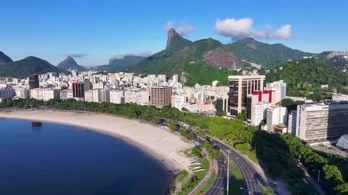 Botafogo Beach In Downtown Rio De Janeiro Brazil.