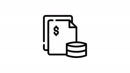 Animation File Money Icon