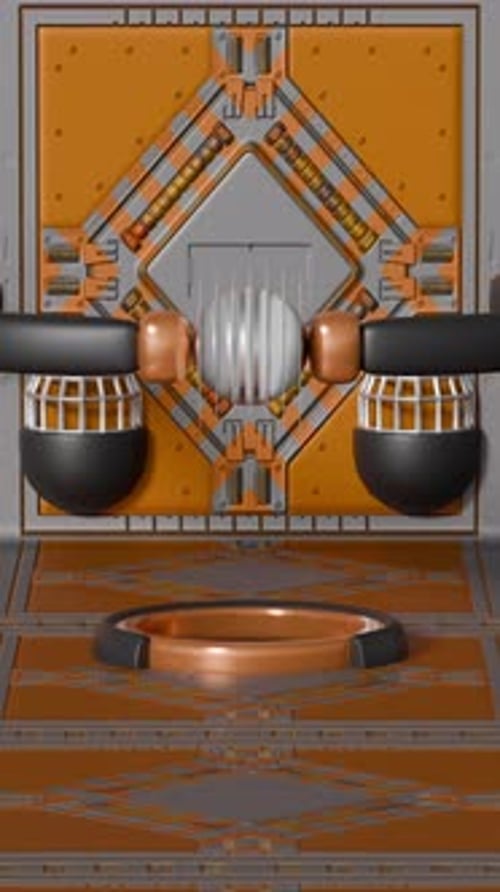 Slice 3D Loop Shapes Animation