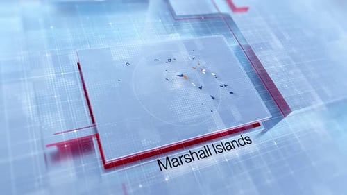 Futuristic Digital Map Broadcast Technology Interface