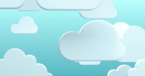 Clouds Loop- Blue Sky - 4K