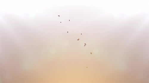 Modern Abstract Light Reveal with Glowing Bars and Particles