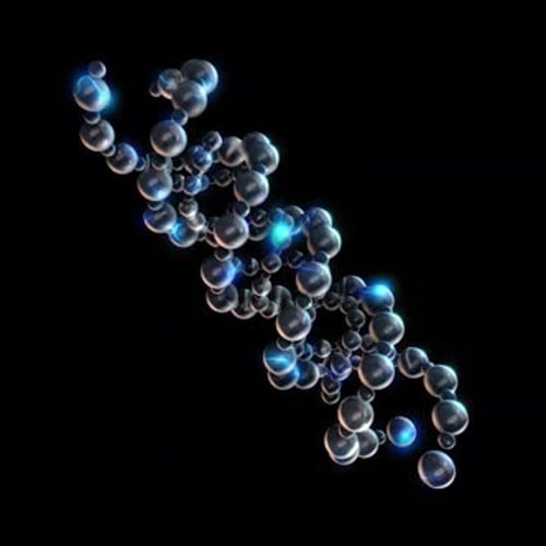 Spinning Spinning 3D Dna Structure