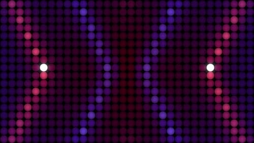 Colorful Glowing Balls Background Loop