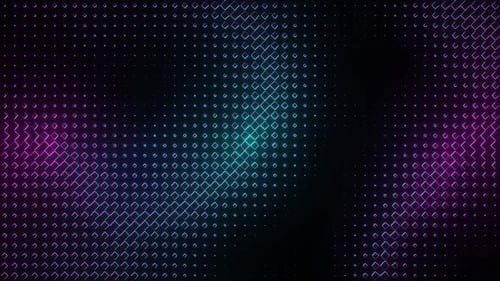 Cyan And Pink Abstract Motion Glow Background Vj Loop In 4K