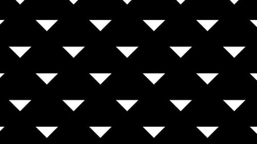 Geometric Triangle Pattern Transition