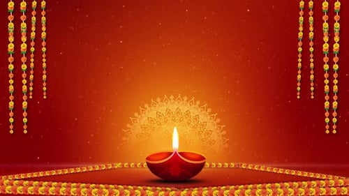 Happy Diwali festival greeting card Hindu festival Diwali background. celebration India.
