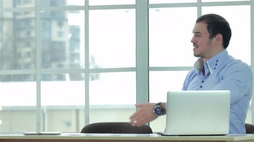 Business Meeting and Collaboration in Modern Office