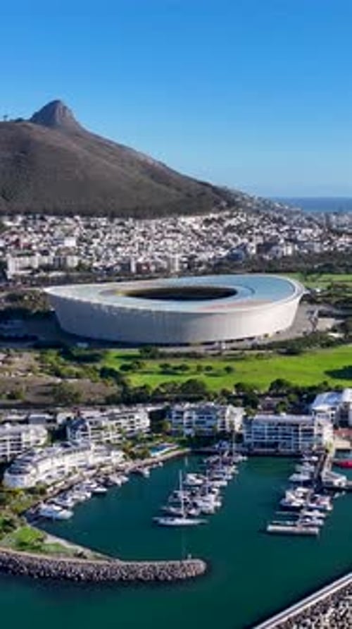 Coastal Scenery At Cape Town In Western Cape South Africa.