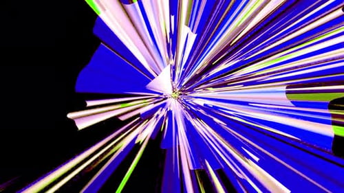 Abstrakte bunte Linien strahlen nach außen