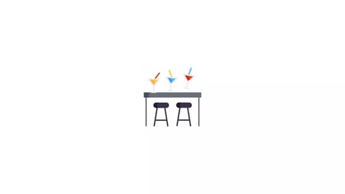 Drink Bar Icon Animation