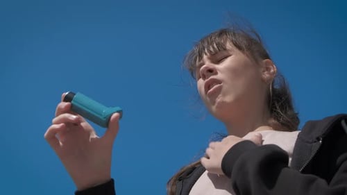Sunny Day with Girl with Asthma