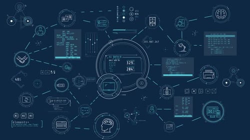 Infographics About Intelligent Automation in Animated Schema