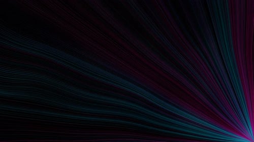 Cyan and Pueple Beam Waves Background Loop Animation in 4K