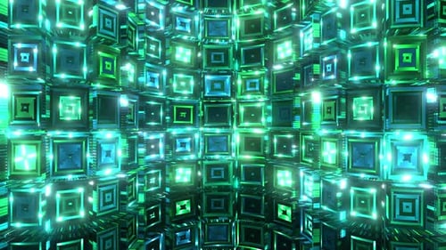 Green Lights Wall