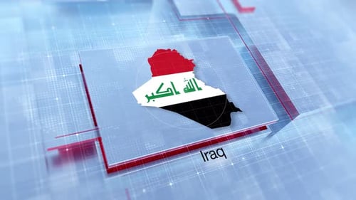 Displaying The Iraq Map