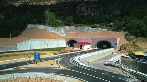 Highway Junction and Tunnel Entrance