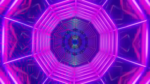 Abstract Colorful Trippy Pattern Animation