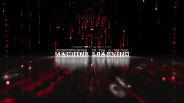 Digital Rain Code Reveal for Technology and AI Concepts, Backgrounds ...