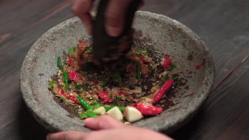 Traditioneller indonesischer Sambal