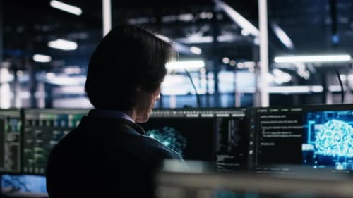 Programmer in Data Center Coding with Generative AI Assistance