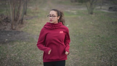 Creative Jog With Relaxed Attitude Professional Pacing During Casual Outdoor Run Calm Jogging