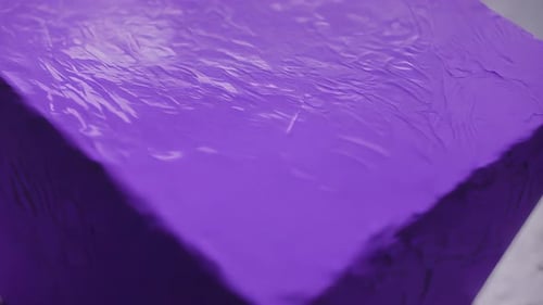 Glossy Purple Cube Texture in Contemporary and Modern Design with Artistic Aesthetics