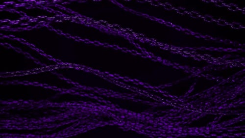 Abstract background with tangled chains
