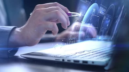 Working With Medical Data On A Virtual Panel HD
