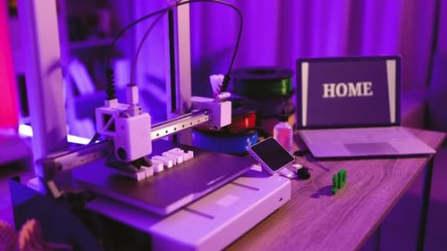 3D-Drucker, der Objekte erstellt