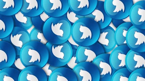 Boucle d'icônes Twitter