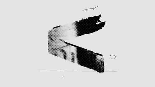 Grungy Halftone Textured Shape Reveal Animation