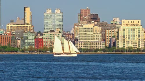 Stunning panorama of New York's urban jungle, framed by the New Jersey skyline