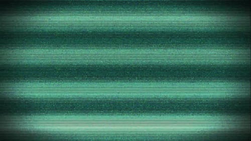 Glitch Horizontal Scanlines TV Static Noise Effect