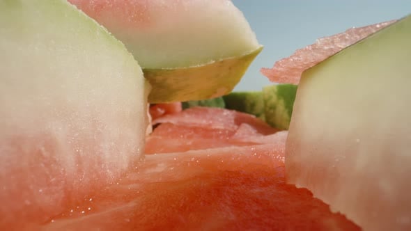 Watermelon rinds. It was delicious, juicy and fresh. Dolly slider ...