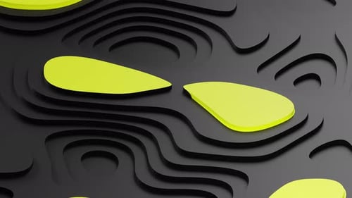 Abstract Fluid Morphing Shapes Background Loop