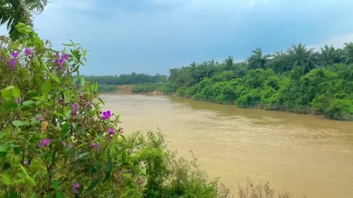 calm river background
