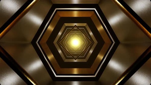 Tunnel en or et en argent