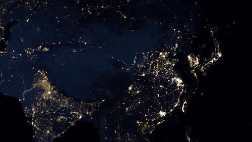 China at Night 4K